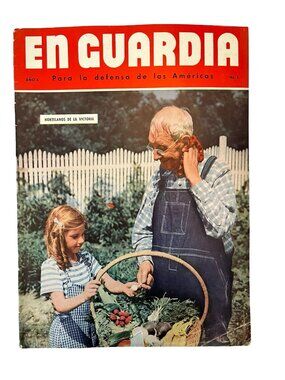 En Guardia Spanish Magazine WWII Era Propaganda Año 4 No 2 Vintage